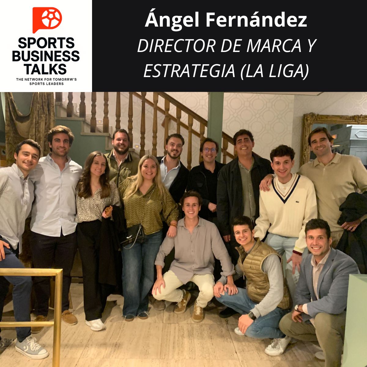 Ponentes de primer nivel. Cenas exclusivas de networking jovenes del sector deportivo en Sports Business Talks